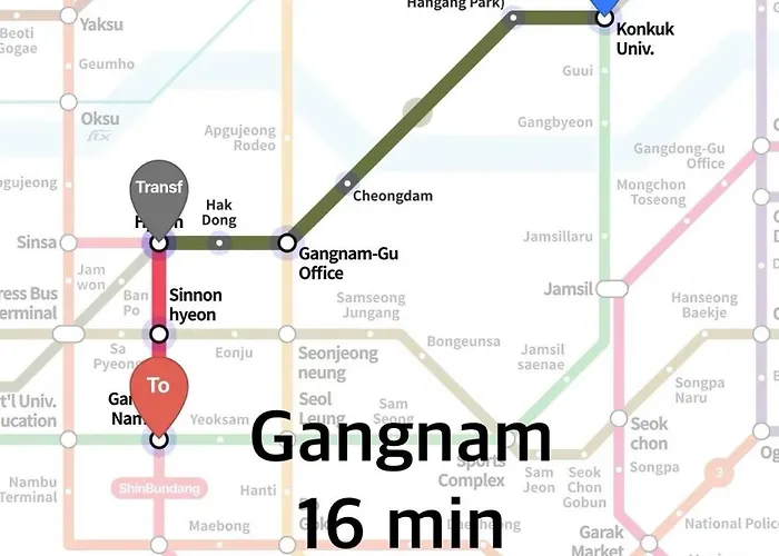 アパート Opening Special, Lona Ku, Subway Station 5 Minutes, Stylish Design *